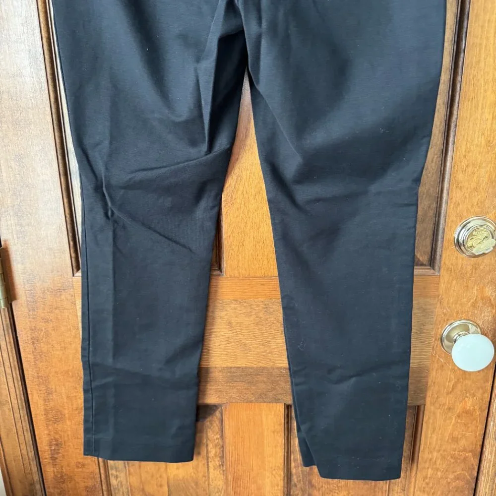 #2 White House Black Market Black Straight Leg Pants Size 12R